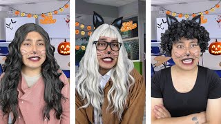 😱🎃La orientarla se DISFRAZÓ de GATUBELA🎃😱Los MEJORES TikToks de Diego Chávez🥰🙉❤️ [upl. by Aretha]