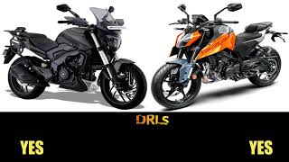 KTM Duke 250 2024 Vs Bajaj Ddominar 250 2024 specs top speed features dominar250 duke250 [upl. by Radmilla]