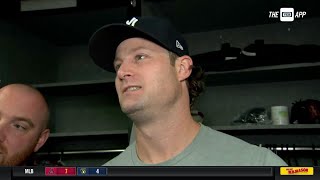 Gerrit Cole on his outing vs As playoff anticipation [upl. by Hibben]