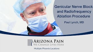 Watch A Genicular Nerve Block And Radiofrequency Ablation Procedure  Arizona Pain [upl. by Braun236]