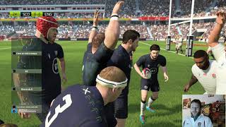 ÉCOSSE  ANGLETERRE sur Rugby 20 [upl. by Yerroc819]