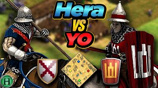 Burgundians vs Lithuanians  1v1 Arabia  vs Yo  AoE2 [upl. by Martsen124]