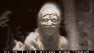 Most Disturbing Creatures Caught on Trail Cam 2023 [upl. by Harland772]