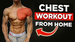 10 MIN HOME CHEST amp SHOULDERS WORKOUT NO EQUIPMENT BODYWEIGHT WORKOUT [upl. by Katherine]