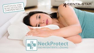 CentaStar NeckProtect  so funktioniert das anatomisch korrekte Nackenstützkissen [upl. by Wadesworth]