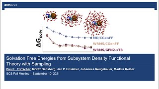 Solvation Free Energies from Subsystem Density Functional Theory with Sampling [upl. by Haelhsa]