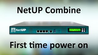 NetUP Combine First time power on [upl. by Ennalorac]