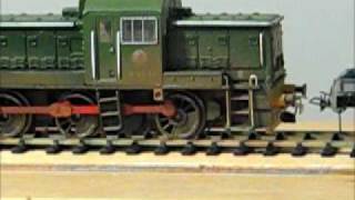 DCC Couplings on 2mm Scale Class 14 shunter [upl. by Hodess]