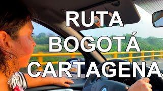 🇨🇴 Ruta BOGOTÁ a CARTAGENA  precios peajes tips y todo lo que debes saber 20 horas en Carro [upl. by Etnahc193]