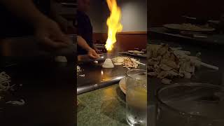 hibachi volcano out of onions [upl. by Accem]