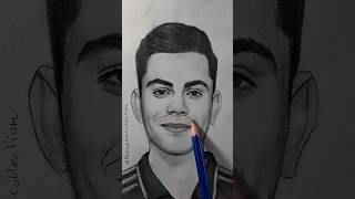 Beard drawing trick 😍❤️✍️ art artist cartoon drawing satisfying paint anime shorts kohli [upl. by Nywde481]