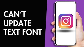 How to Fix Instagram New Text Font Style Update Not Working [upl. by Anirrehs]