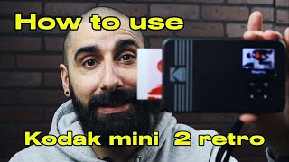 How to use a Kodak mini 2 retro [upl. by Eceertal]