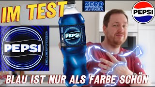 Pepsi Electric Blue quotZeroquot im Test [upl. by Haelem857]