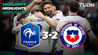 HIGHLIGHTS  Francia 32 Chile  Amistoso Internacional  TUDN [upl. by Caughey966]