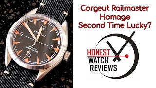 🚂 Omega Railmaster Homage 🛤️ Corgeut 3021A Honest Watch Review Second Time Lucky 🤞 HWR [upl. by Yma]