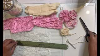 How to Make Fabric Flowers [upl. by Brnaby]