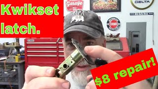 Kwikset door latch repair Save your handle and save some money [upl. by Faso]