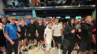 England fans crazy reaction to goal against Netherlands [upl. by Mitch]