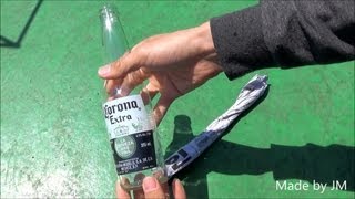 How to Make a fire with a Corona Beer Bottle [upl. by Neerihs420]