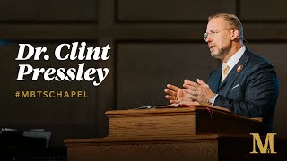 Chapel with Dr Clint Pressley  November 5 2024 [upl. by Ahsircal]