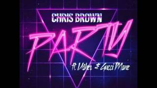 Chris Brown  Party feat Usher amp Gucci Mane  Lyrics [upl. by Halas322]