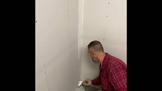 how to spackle an inside corner part one [upl. by Buna16]