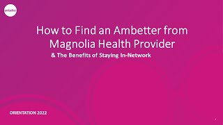 How to Find an Ambetter from Magnolia Health Provider [upl. by Dlaner540]