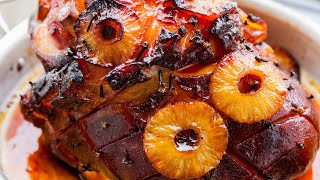 Pineapple Brown Sugar Glazed Holiday Ham [upl. by Yeldnarb529]