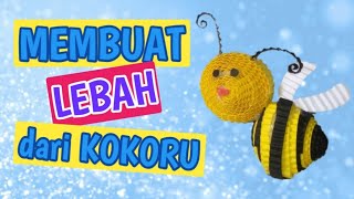 DIY Kokoru Paper  Membuat Lebah dari kertas kokoru [upl. by Esydnac]