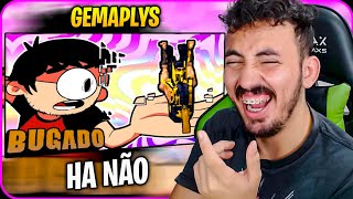 QUEBRANDO JOGOS FAMOSOS COMPLETAMENTE  GEMAPLYS  Leozin React [upl. by Chessa340]