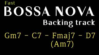 BOSSA NOVA2516 Backing track in F major  HW backing track [upl. by Davenport]