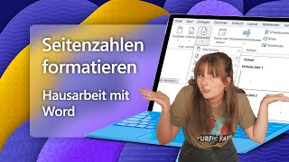 Seitenzahlen in Word  schnell und easy formatiert [upl. by Barker55]