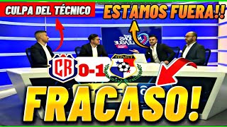 prensa tica reaccióna A LA DERROTA COSTA RICA 01 PANAMA FRACASO [upl. by Canice]