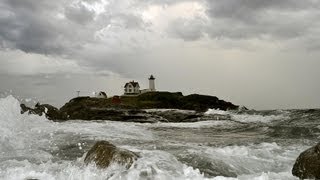 Hurricane BOB York Maine 1991 [upl. by Yedrahs]