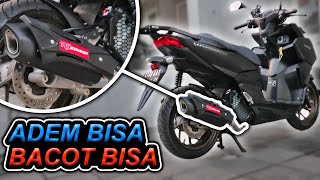 Ganti Knalpot R9 Misano di Honda Vario 160 ABS [upl. by Ayila]