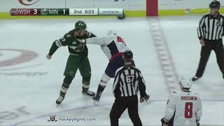 Tom Wilson vs Marcus Foligno Nov 13 2018 [upl. by Ring970]