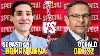 FELLNER LIVE Sebastian Bohrn Mena vs Gerald Grosz Analyse der Elefantenrunde auf oe24TV [upl. by Lienad75]