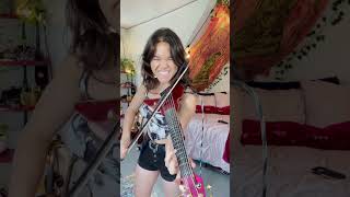 Power Rangers Green Ranger theme on the ELECTRIC VIOLIN [upl. by Chap]