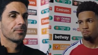 Mikel Arteta amp Ethan Post Match interview Arsenal 51 Bolton [upl. by Ttelrats92]