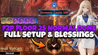 F2P FLOOR 25 NORMAL WOBL CLEAR TEAM USED SETUP amp BLESSINGS Solo Leveling Arise [upl. by Sixela56]