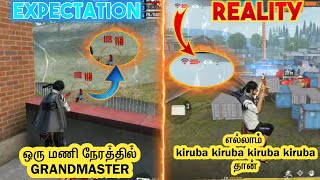 EXPECTATION VS REALITY  GRANDMASTER IN CLASH SQARD RANK  TAMIL  FREE FIRE TRICKS  FIRE BABU FF [upl. by Heddie]