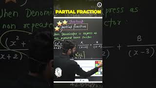 Partial Fraction For MHTCET Maths  Maths Shortcut [upl. by Kcirddehs]