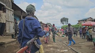 DR Congo celebrate recapture of town from rebels in North Kivu [upl. by Anaud480]