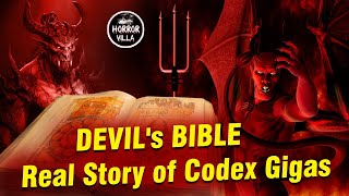 The Devils Bible I Codex Gigas I Haunted BookI  Horror VILLA [upl. by Aissert141]