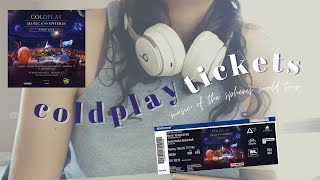 getting COLDPLAY tickets  music of the spheres world tour [upl. by Notaes250]