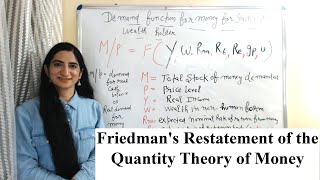 Friedmans Restatement of the Quantity Theory of Money [upl. by Starlene]