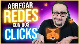 METAMASK Cómo AGREGAR Redes RÁPIDO Y FÁCIL PASO a PASO [upl. by Ahsemad420]