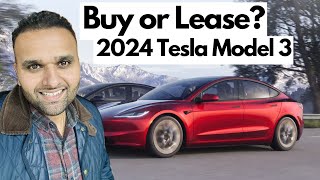 2024 Tesla Model 3  Buy or Lease [upl. by Torras]