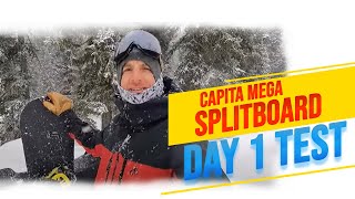 Capita Mega Splitboard Review [upl. by Xuaegram649]